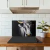 Stier - Hoorns - Snuit - Goud keuken achterwand spatscherm klein -sfeer2