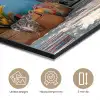 Deur - Manden - Planten aluminium wit klein -closeup_NL