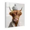 Schotse hooglander - Badjas - Koe - Dieren plexiglas 5mm klein -z3d