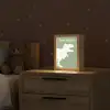 Dino - T-rex - Dinosaurus - Groen - Tyrannosaurus rex Light Box met kabel (Kinderlampje) klein -sfeer1_kind