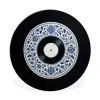 Vinyl - LP - Delfts Blauw - Muziek Wandcirkel aluminium klein -3d