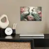 Pauwen - Pauwenveren - Vogels - Bloemen - Natuur poster papier klein -sfeer1