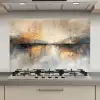 Abstract - Modern - Beige - Aesthetic - Goud keuken achterwand spatscherm klein -3d_website
