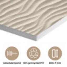 Zand - Golven - Beige PET vilt klein 837 -closeup_NL