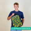 Smiley - Blauw - Geel Rugzak - Zwart middel -sfeer7_NL