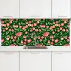 Groen - Rood - Kersen - Bladeren keuken achterwand 2 middel 871 -3d