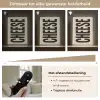 Kaas - Decoratie - Beige - Cheese Light Box met batterij (Wandlamp) middel -USP_dimbaarNL