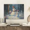 Sneeuwpop - Sneeuw - Winter - Bos PET vilt klein -sfeer1