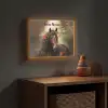 Paard - Dieren - Bloemen - Bos - Vlinder Light Box met batterij (Wandlamp kind) middel -sfeer5_kind