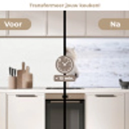 Paard - Kop - Winter - Dieren - Wit keuken achterwand 2 middel -voor-na2_NL