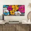 Street Art - Bloemen - Mix plexiglas 5mm klein -sfeer1