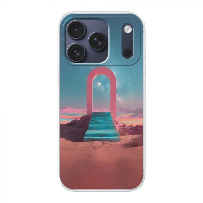 Trap - Boog - Sterrenhemel Telefoonhoesje iPhone 17 Pro klein -3d