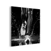 Hardloopschoenen - Rennen - Druppels - Zwart aluminium wit klein -3d