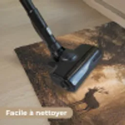 Hert - Bos - Mistig - Natuur - Goud Deurmat klein -reinigen_FR