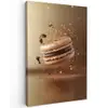 Chocolade - Macarons - Eten - Snoep Tuinposter op houten frame 2 cm dik klein -3d