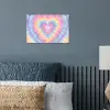 Hartvorm - Pastelkleuren - Tie Dye poster papier klein -sfeer2