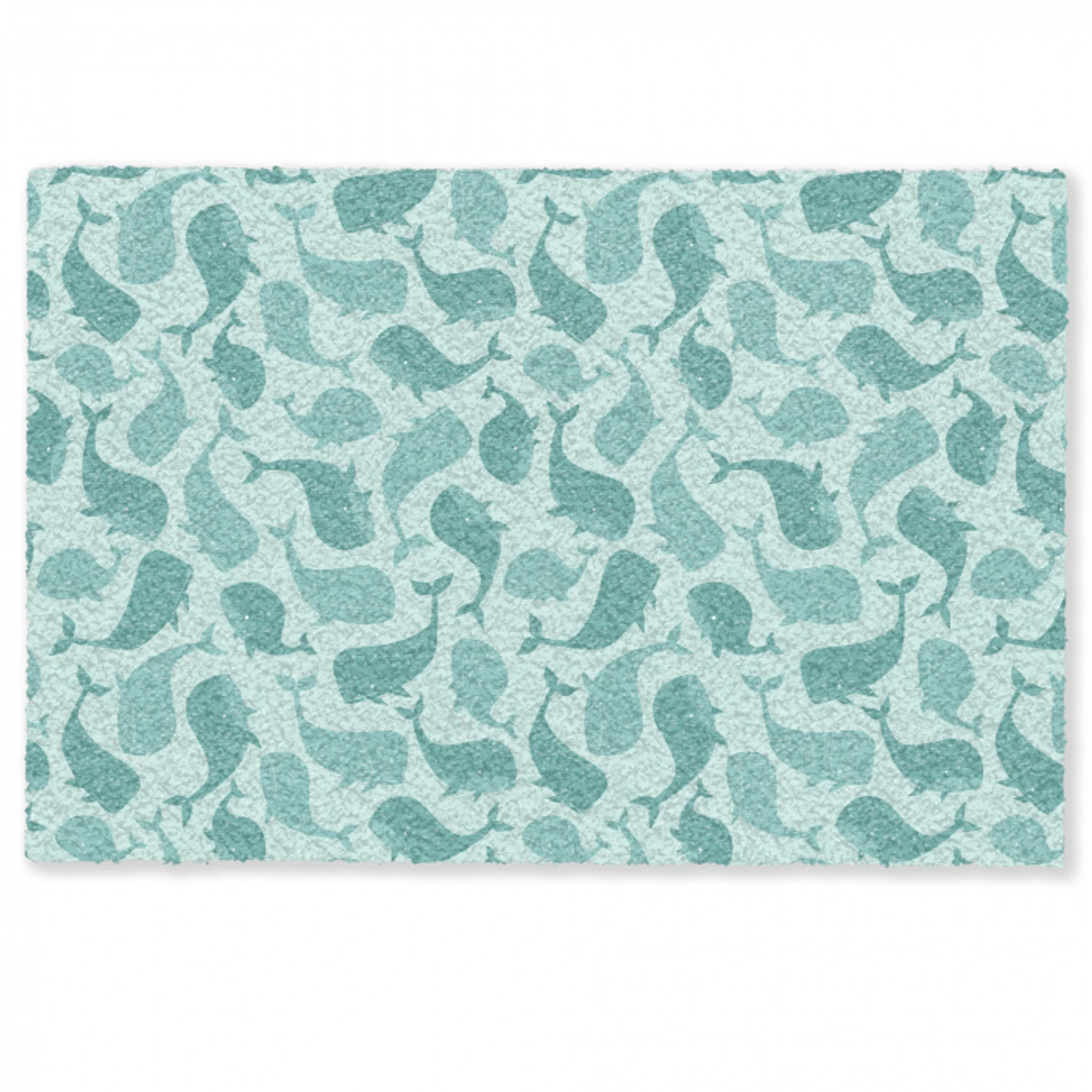 Zee - Dieren - Blauwe vinvis Deurmat klein 898 -zkaufland3d
