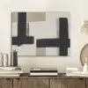 Zwart - Abstract - Japandi PET vilt klein -sfeer1
