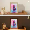 Beer - Kleurrijk - Dier Light Box met kabel klein -sfeer3_kind