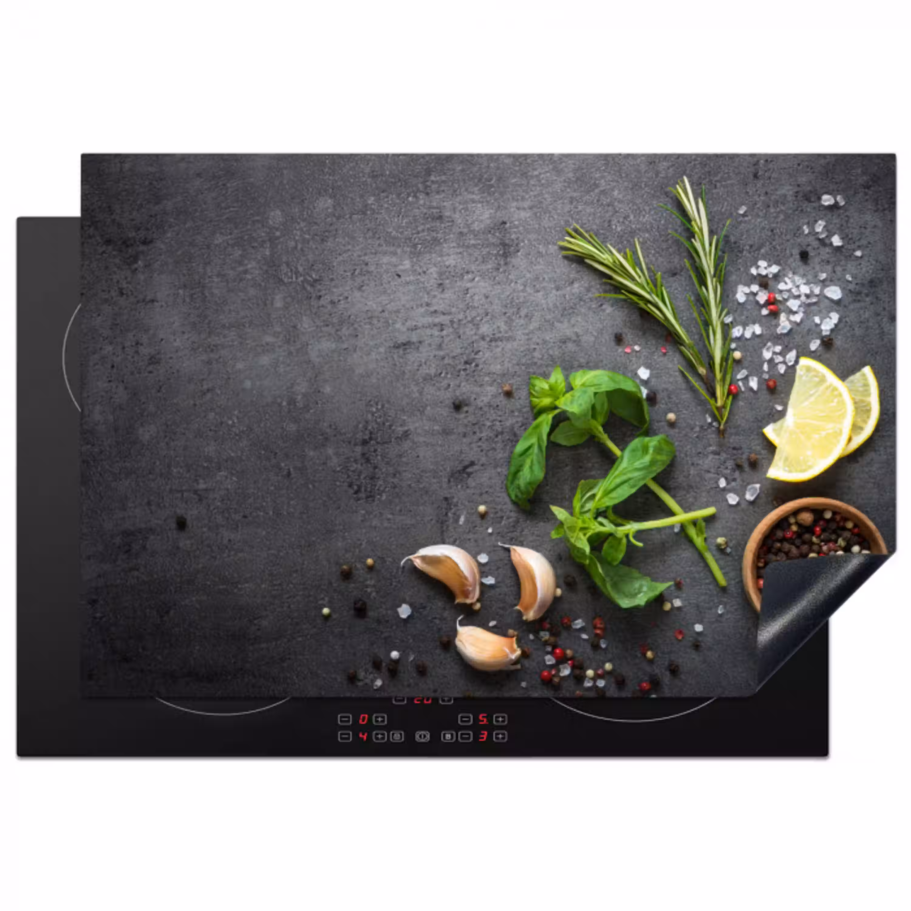 Gastronomisch Stilleven Inductie beschermer vinyl 3mm klein -3d