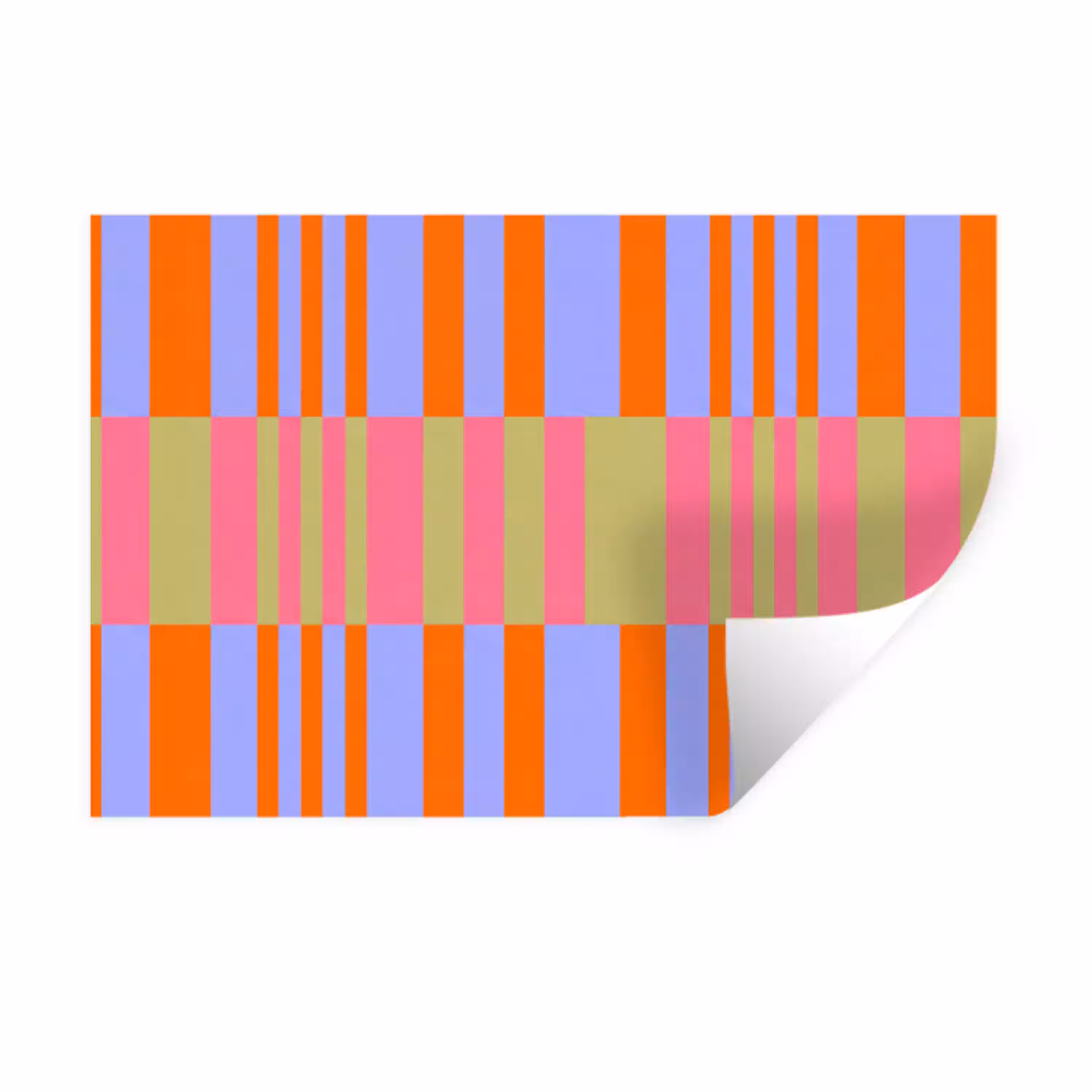 Abstract - Patroon - Geometrisch - Kleurrijk - Modern Muursticker klein -3d