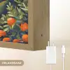 Huizen - Mozaïek - Sinaasappelbomen - Zee Light Box met batterij (Wandlamp) middel -USP_websiteoplaadbaarNL