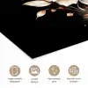 Bloem - Verf - Goud - Graffiti - Modern poster papier klein -closeup_NL