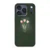 Tulpen - Liefde - Donkergroen Telefoonhoesje iPhone 17 Pro klein -3d