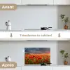 Zonsondergang - Klaprozen - Rood - Bloemen - Veld - Natuur keuken achterwand spatscherm klein -voor_na_FR