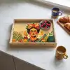 Vrouwelijk - Bloemen - Sieraden Dienblad Rechthoek middel -sfeer2