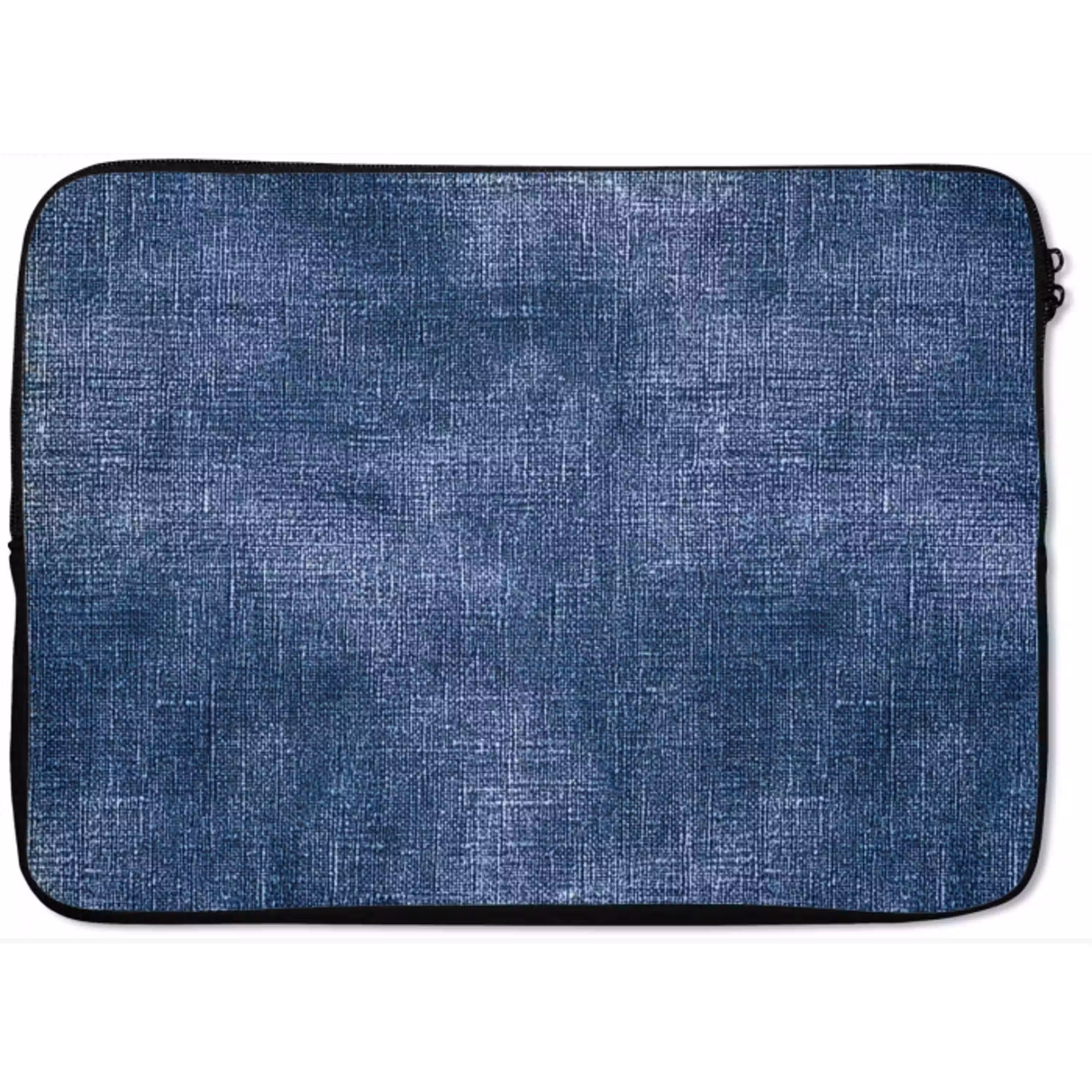 Linnen - Textuur - Patroon - Denim - Rustiek laptophoes neopreen klein 279 -zkaufland3dotto