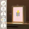 Blah - Bliksem - Roze Light Box met kabel (Tafellamp) klein -USP_NL