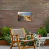 Strand - Zee - Nederland - Duinen - Zon Tuinposter op houten frame 2 cm dik klein -sfeer3
