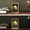 Graffiti - Sport - Tennis - Padel - Bal Light Box met kabel (Tafellamp) klein -sfeer3