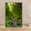 Natuur - Water - Jungle - Bos - Tropisch canvas 2cm klein -sfeer1