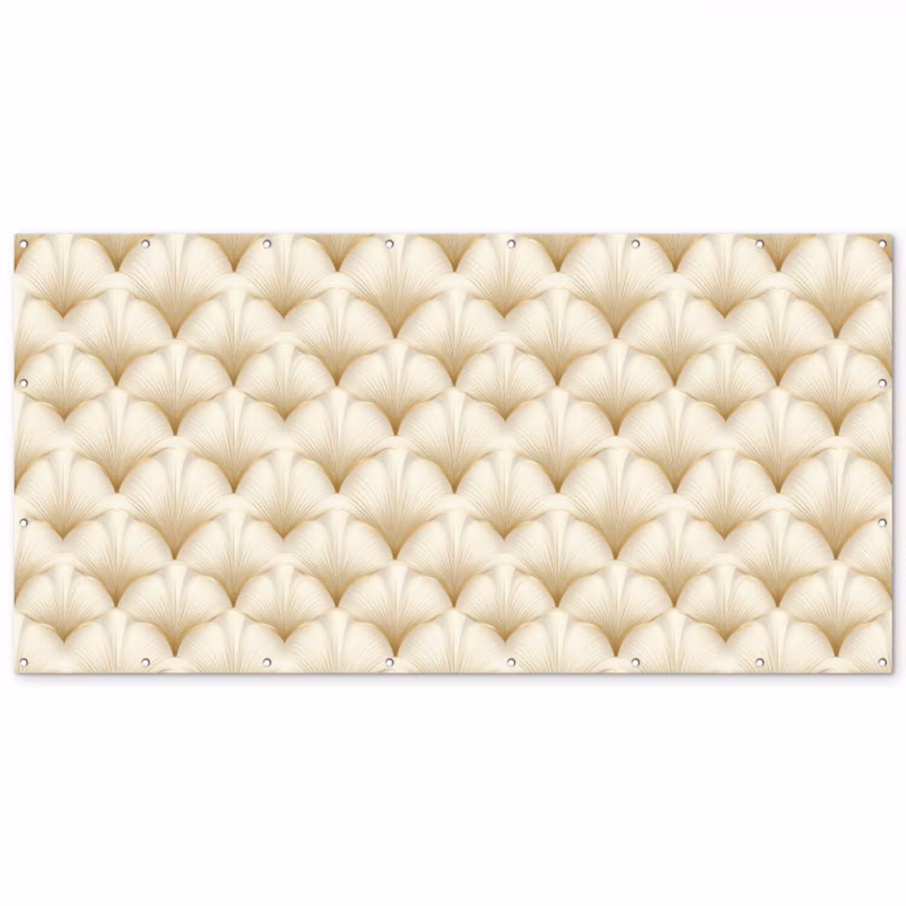 Waaier - Motief -  Goud Balkonbeschermer Duitsland klein 596 -zz_3d