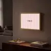 Nice - Strepen - Roze Light Box met batterij (Wandlamp) middel -sfeer1