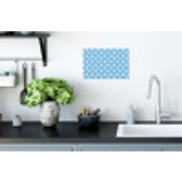 Polka - Dots - Blauw Muursticker klein 286 -keuken