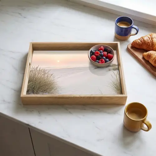 Horizon - Duinlandschap - Zand Dienblad Rechthoek middel -sfeer2