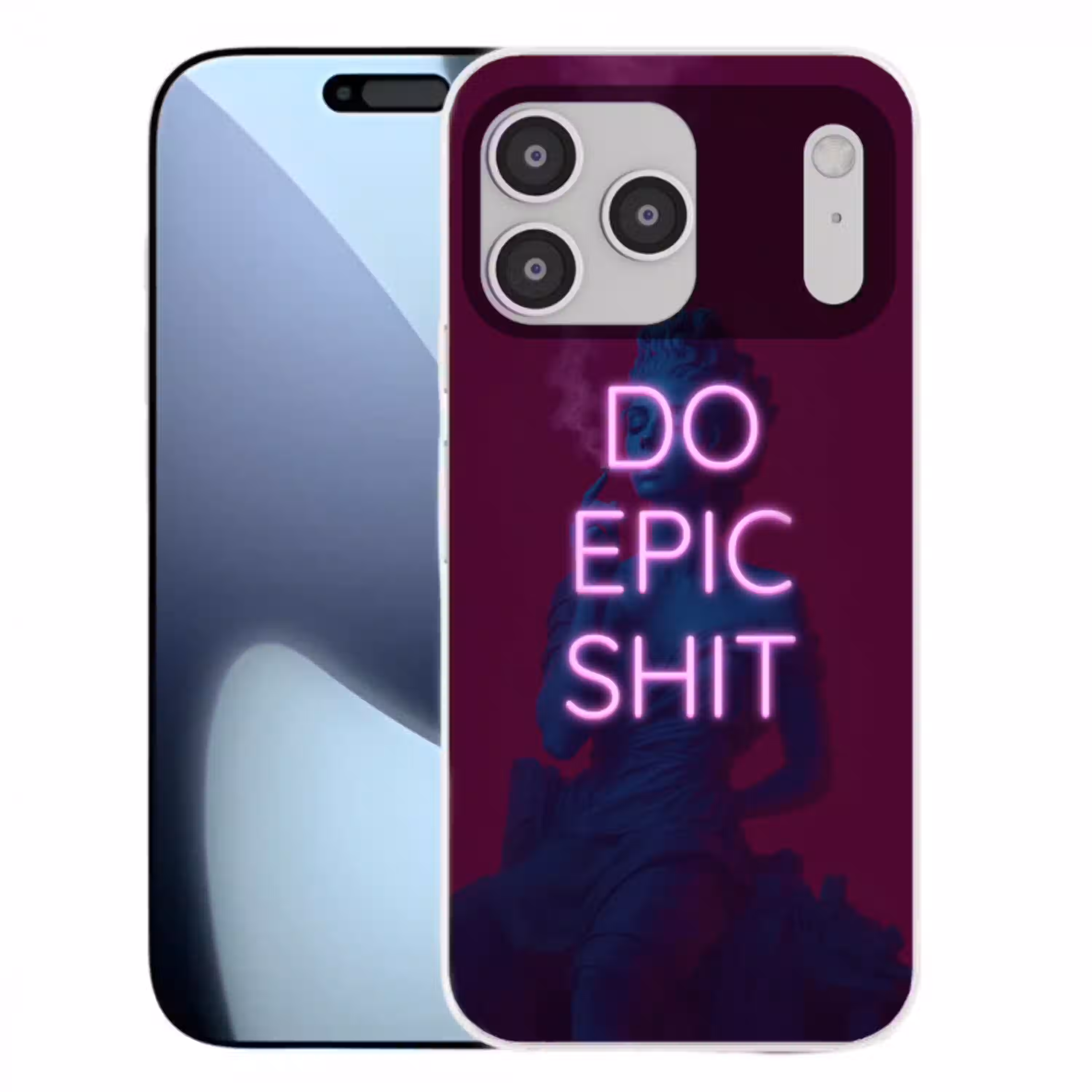 Buste - Neon - LED - Letters Telefoonhoesje iPhone 17 Pro Max klein -3d