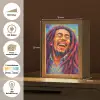 Regenboogkleuren - Man - schilderij Light Box met kabel (Tafellamp) klein -USP_websiteoverzichtDE