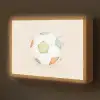 Voetbal - Rond - Pastel Light Box met batterij (Wandlamp kind) middel -z3d_website