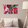 Vormen - Bochten - Kleurrijk - Abstract Wandkleed katoen klein -sfeer4