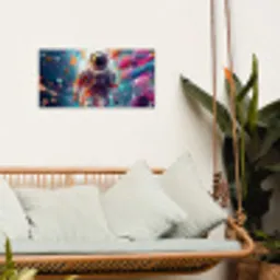 Neon - Meteoriet - Neon - Astronaut tuinposter los doek klein -sfeer7