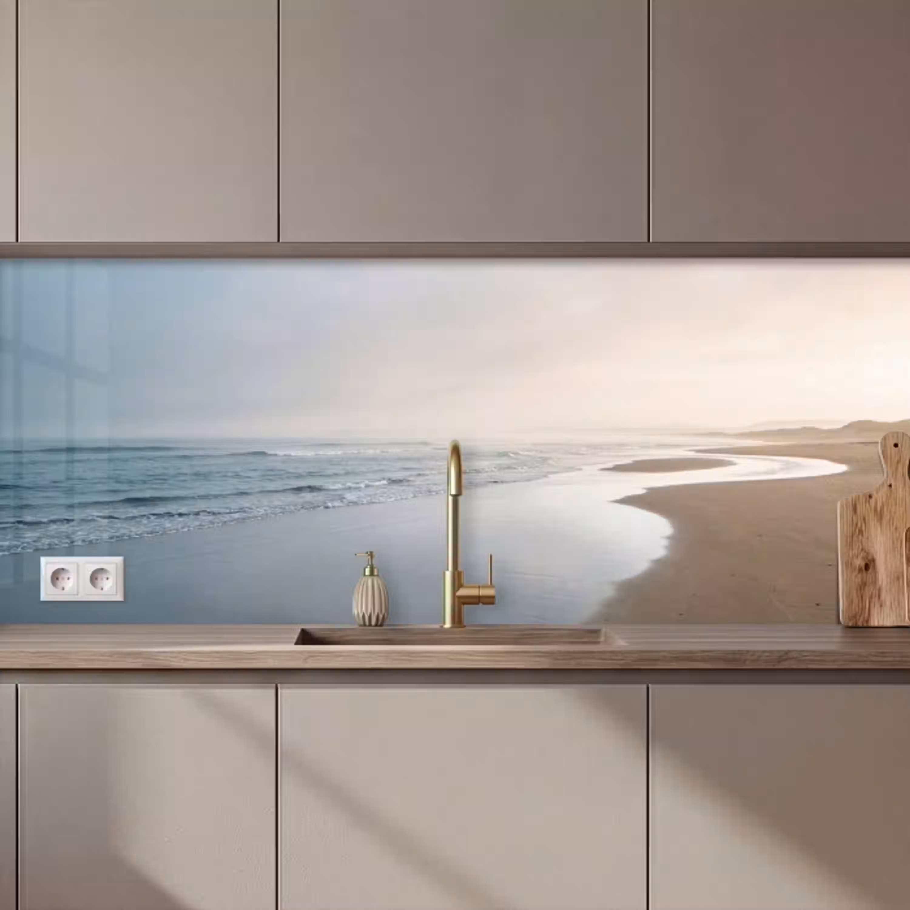 Kustlijn - Strand - Oceaan keuken achterwand 2 middel zz_3dshopping