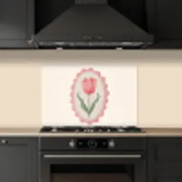 Tulp - Lijst - Ovaal - Illustratie keuken achterwand spatscherm klein -sfeer1