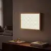 Barok - Patroon - Beige Light Box met batterij (Wandlamp) middel 907 -sfeer1