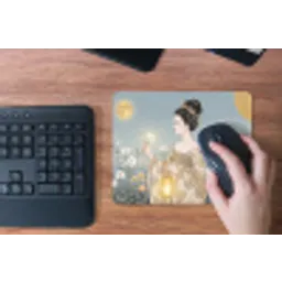 Aziatisch - Vrouw - Kimono muismat rubber klein -toetsenbord