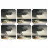 Kust - Golven - Rots - Storm onderzetter kurk middel -3d
