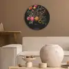 Tulpen - Bessen - Boeket - Vaas Akoestische PET Vilt - Rond klein -sfeer1